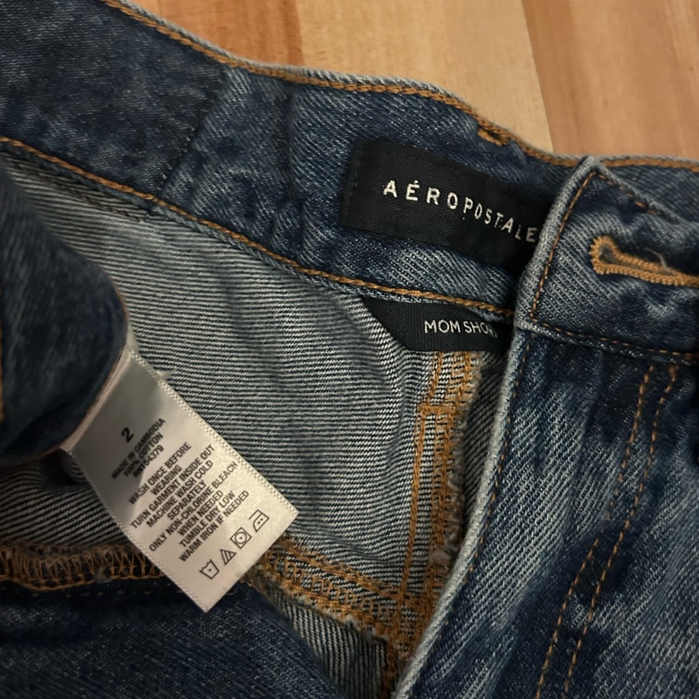 High Rise Jean Shorts - Picture 2 of 3